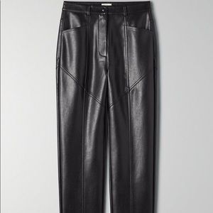 Aritzia Rebel Leather Pant